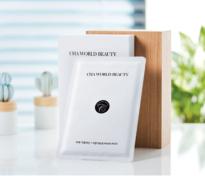 “CHA World Beauty All-in-One Whitening & Wrinkle Improvement Mask”